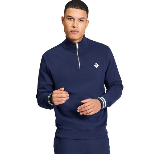 Ben Sherman Textured Half Zip